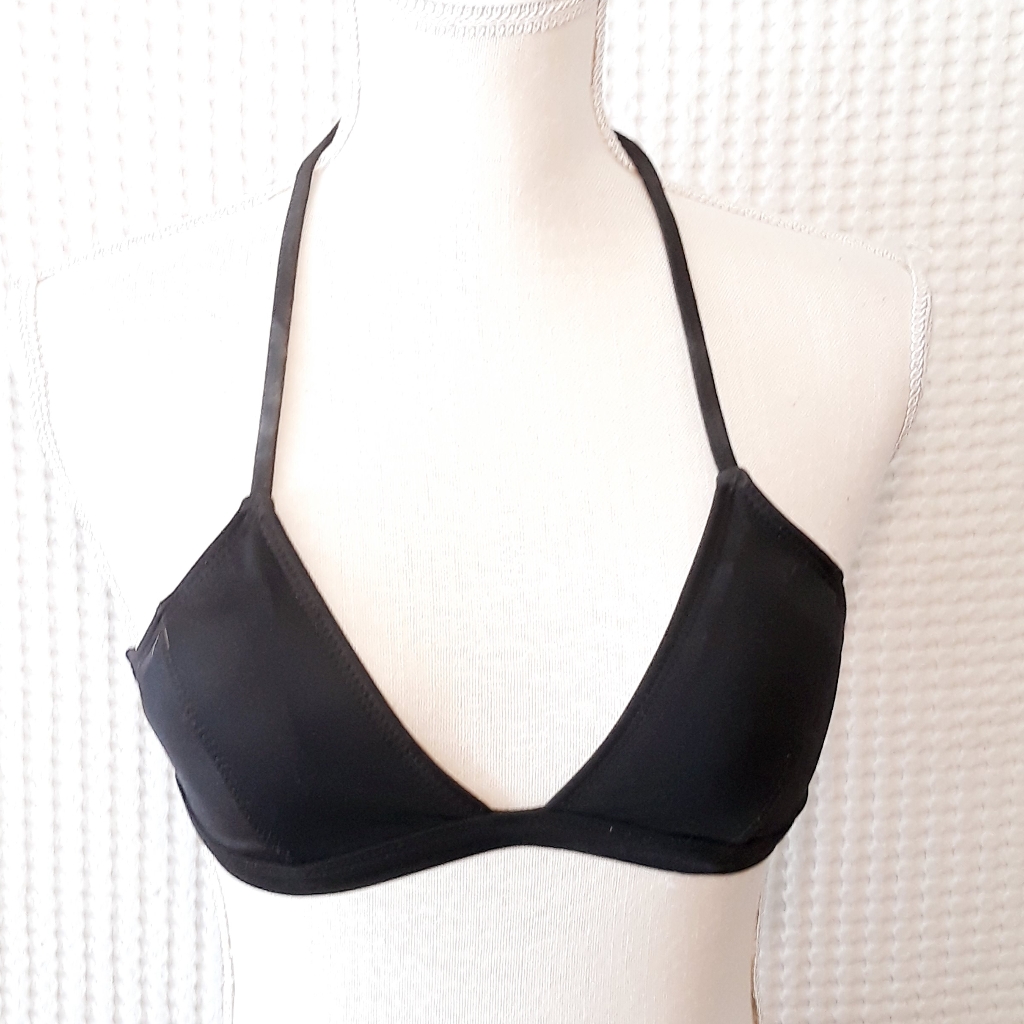 Oakley Core Solids Sport Bra Bikini Top Style #Oa24176 - Black Size Small